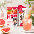 BTS TinyTAN grapefruit kombucha box with 10 sticks of 5 g
