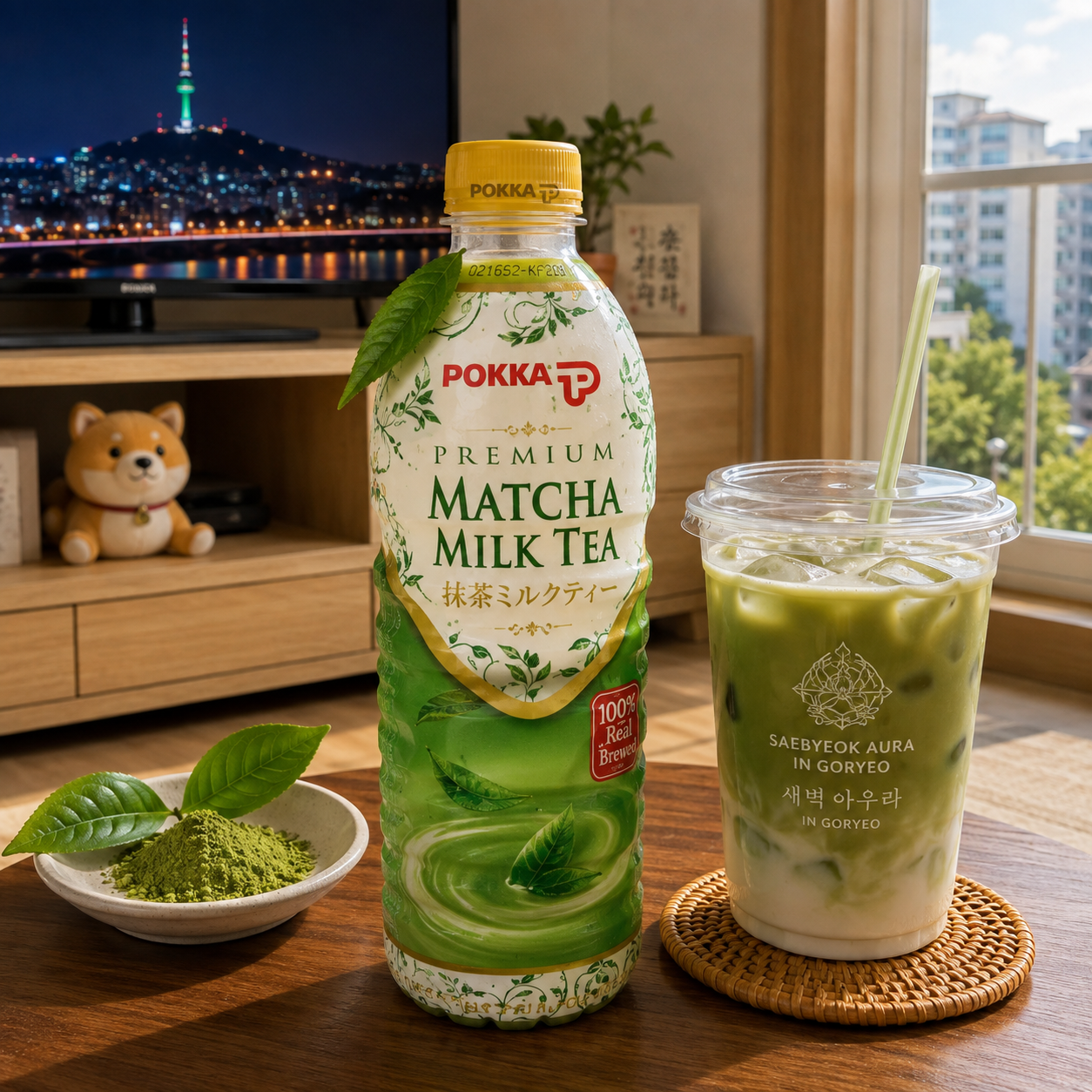 Matcha Milk Tea 500ml